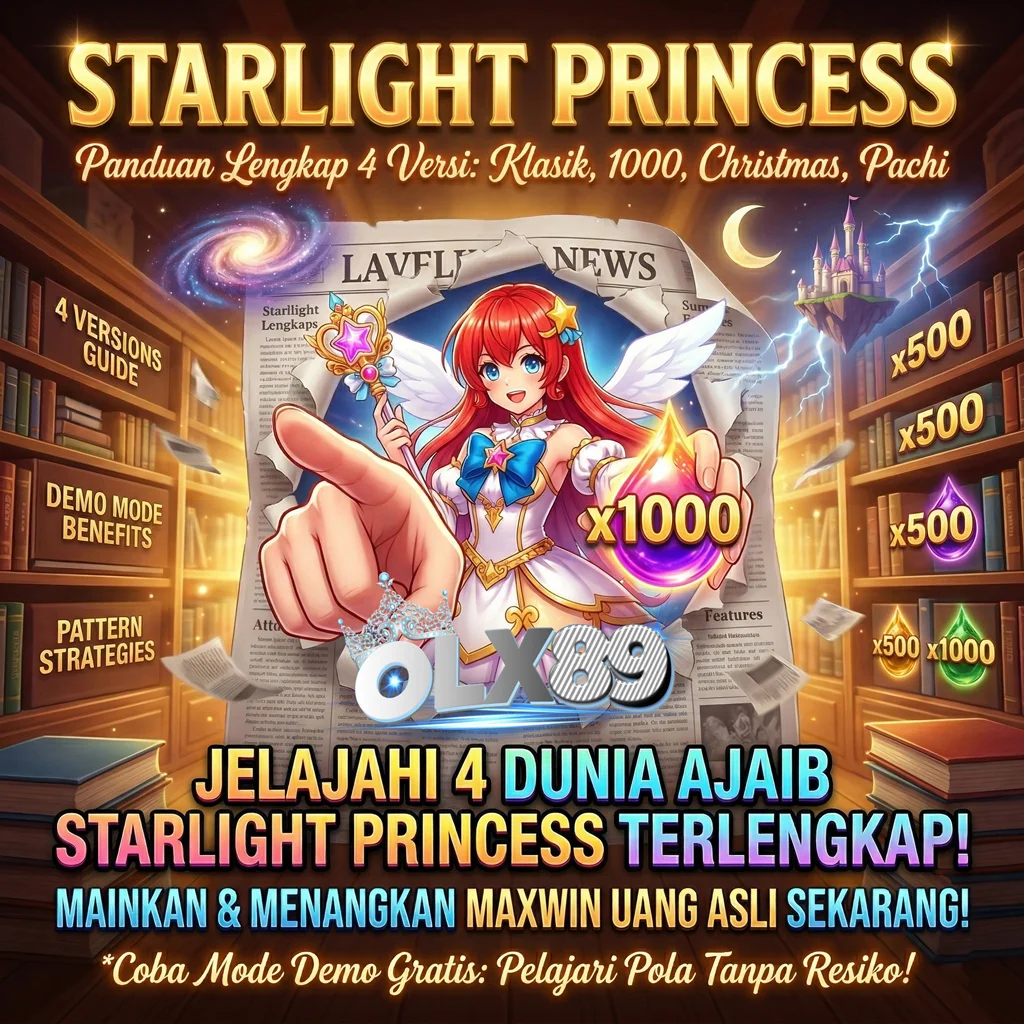 OLX89: Main 4 Versi Lengkap Starlight Princess Slot Asli & Demo Hingga Pachi
